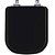 Assento Sanitário Soft Close Axis Ébano (Preto) para vaso Deca - Imagem 1