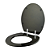 Assento Sanitário Soft Close Convencional Oval Marrom Degrade para vaso Ideal Standard - Imagem 2