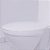 Assento Sanitário Oval Em Polipropileno Branco - Imagem 4