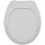 Assento Sanitário Polipropileno Oval Premium Universal Cinza Claro/ Cinza Prata - Imagem 1