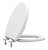 Assento Sanitário Polipropileno Soft Close Universal Oval Solution Branco - Imagem 2
