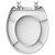 Assento Sanitário Polipropileno Soft Close Universal Oval Solution Branco - Imagem 3