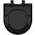 Assento Sanitário Termofixo Soft Close Smart Preto para vaso Celite - Imagem 3