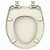 Assento Sanitário Termofixo Soft Close Convencional Oval Biscuit para vaso Incepa - Imagem 3