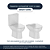 Assento Sanitário Termofixo Smart Pergamon para vaso Celite - Imagem 5