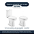 Assento Sanitário Termofixo Up Branco para vaso Celite - Imagem 5