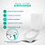Assento Sanitário Poliester Cubo Branco Para vaso Deca - Imagem 5