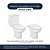 Assento Sanitário Decorado Smart Branco Para Louça Celite - Imagem 3