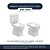 Assento Sanitário Elite Branco para vaso Celite - Imagem 4