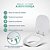 Assento Sanitário Poliéster Life Branco para vaso Celite 1.6gpf 6lpf - Imagem 5