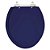 Assento Sanitario Poliester Convencional Oval Cobalto (Azul Escuro) - Imagem 1