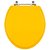 Assento Sanitario Colorido Amarelo para Vaso Convencional - Imagem 1