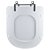 Assento Sanitário Tampa de Vaso Branco MDF Laqueado Luna para bacia Icasa - Imagem 4