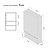 Armário para Banheiro Lavabo Suez Branco 34cm - Imagem 6