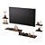 Rack TV Suspenso para Quarto Sala Nogal 115cm - Imagem 1