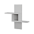 Nicho Decorativo Cross Branco para Banheiro Lavabo - Imagem 3