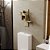 Nicho Decorativo Cross Carvalho para Banheiro Lavabo - Imagem 2