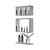 Kit Nichos Prateleiras Eze Para Banheiro Decorativo Branco - Imagem 1