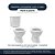 Tampa de Vaso Acrilico Transparente Porto para bacia Luzarte 6lpf - Imagem 3