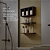 Kit Nichos Prateleiras Provença Para Banheiro Decorativo Preto - Imagem 4