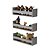 Kit 3 Prateleiras Porta Brinquedos Cinza Claro 50 x 12cm Suporte Invisivel - Imagem 2