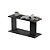 Mesa de Apoio Livn Preta 30x25x65cm para Sala e Quarto - Imagem 2