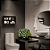 Nicho para Banheiro Lavabo Atenas Preto 50 x 30cm - Imagem 2