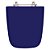 Assento Sanitario Poliester Aero Azul Cobalto para vaso Ideal Standard - Imagem 1