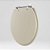 Tampa de Vaso Poliester Convencional Oval Universal 1.6gpf 6lpf Bege Creme para bacia Deca - Imagem 8