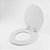 Assento Sanitário Tampa de Vaso Branco Resina Poliester Oval Convencional para bacia Deca - Imagem 9