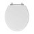Assento Sanitário Tampa de Vaso Branco Resina Poliester Oval Convencional para bacia Deca - Imagem 3