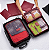 KIT NECESSAIRE VIAGEM COM 6 PEÇAS EM NYLON - Imagem 1