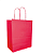 Sacola Kraft 13,5X8X16CM com 1 unidade - Vermelho - Imagem 1