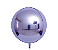 Balão Metalizado Bola 18 polegadas com 1 unidade - Lilás - Imagem 1