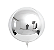 Balão Metalizado Bola 18 polegadas com 1 unidade - Prata - Imagem 1