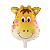 Balão Metalizado Mini Cabeça de Girafa 28X45cm com 1 unidade - Imagem 1