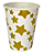 Copo de Papel Estrelas Metalizadas 230g 250ml com 8 unidades - Dourado - Imagem 1