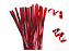 Fita com Arame Metalizado 4mm 10cm com 100 unidades - Vermelho - Imagem 1