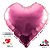 Balão Metalico Coração Art-Latex  Rosa - 24 - Imagem 1