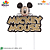 Vela Mickey Colorido Glitter - Dourado - Imagem 1