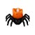 Vela de Led Aranha Halloween Sortido 8,5cm – 1 unidade – Silver Festas – Adcore Festas - Imagem 1