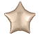 Balão Metalizado 10" 25cm Estrela c/20 unid. - Ouro Rose - Imagem 1