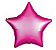 Balão Metalizado 18" 45cm Estrela c/1 unid. - Pink - Imagem 1