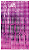 Cortina Metalizada Quadrado Pequeno 1x2m c/1 unid. - Pink - Imagem 1