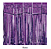 Cortina Decorativa Metalizada 1x2m c/1 unid. - Roxo - Imagem 1