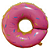 Balão Metalizado 70×62cm Donut Inteiro c/1 unid. - Imagem 1