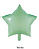 Balão Metalizado 17" 43×43cm Estrela Fosca c/1 unid. - Verde - Imagem 1