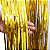 Cortina Decorativa Metalizada 1X2m c/ 1 unid. - Dourado - Imagem 1
