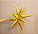 Balão Metalizado Estrela 22" 55cm 3D c/ 1 unid. - Dourado (fracionado) - Imagem 2