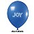 Balão Liso JOY c/ 12 unid. - Azul Cobalto - 16 - Imagem 1